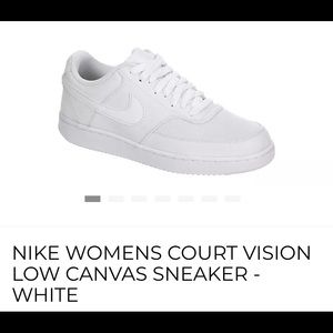 Brand New in Box Canvas Nike Court Vision Sneakers
